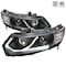 Spec-D Tuning 06-09 Honda Civic LED Projector Headlight Black Housing 2LHP-CV062JM-RS - alternate 1